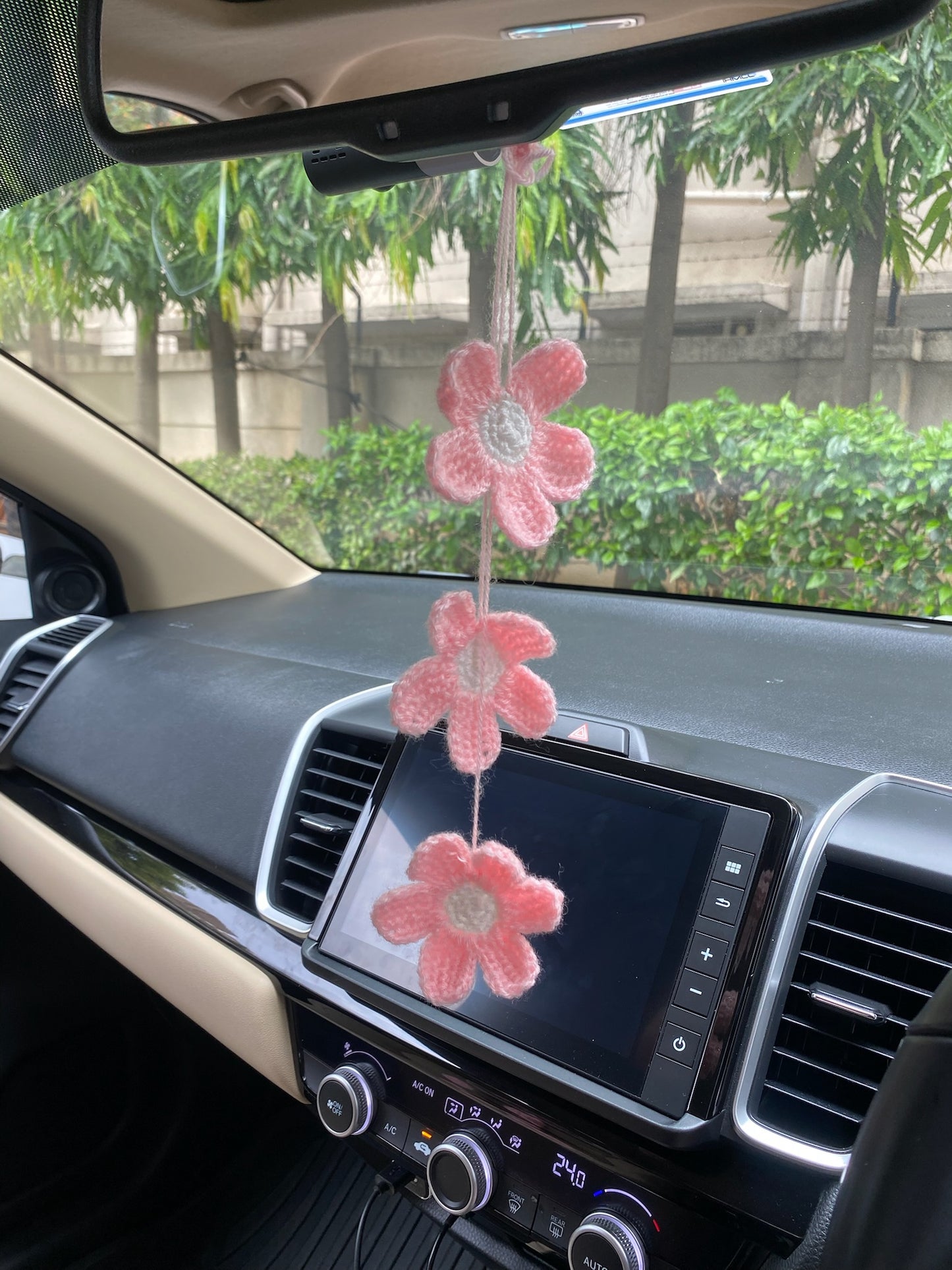 Hanging Flowers Car Decor