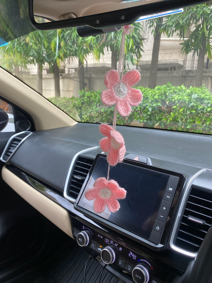 Hanging Flowers Car Decor