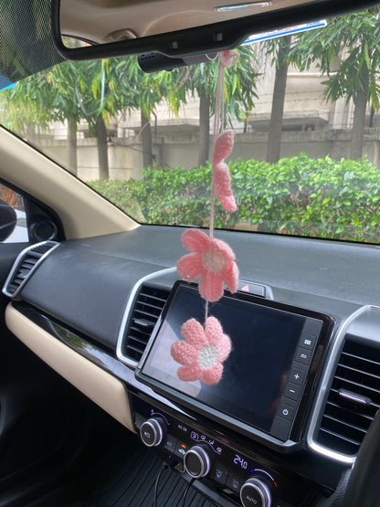 Hanging Flowers Car Decor