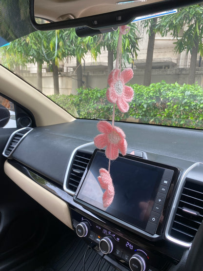 Hanging Flowers Car Decor