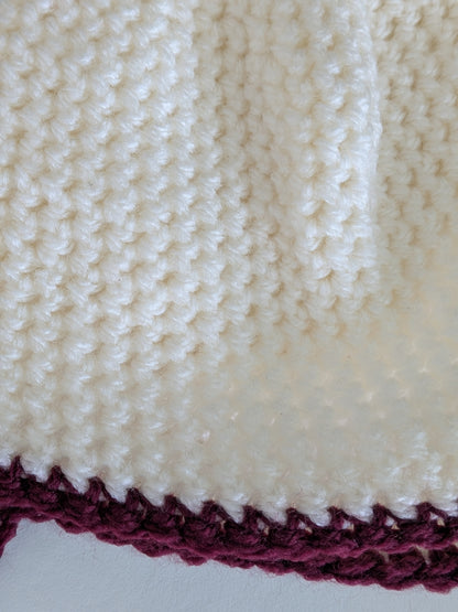 Maroon Tie Head Scarf - KIds