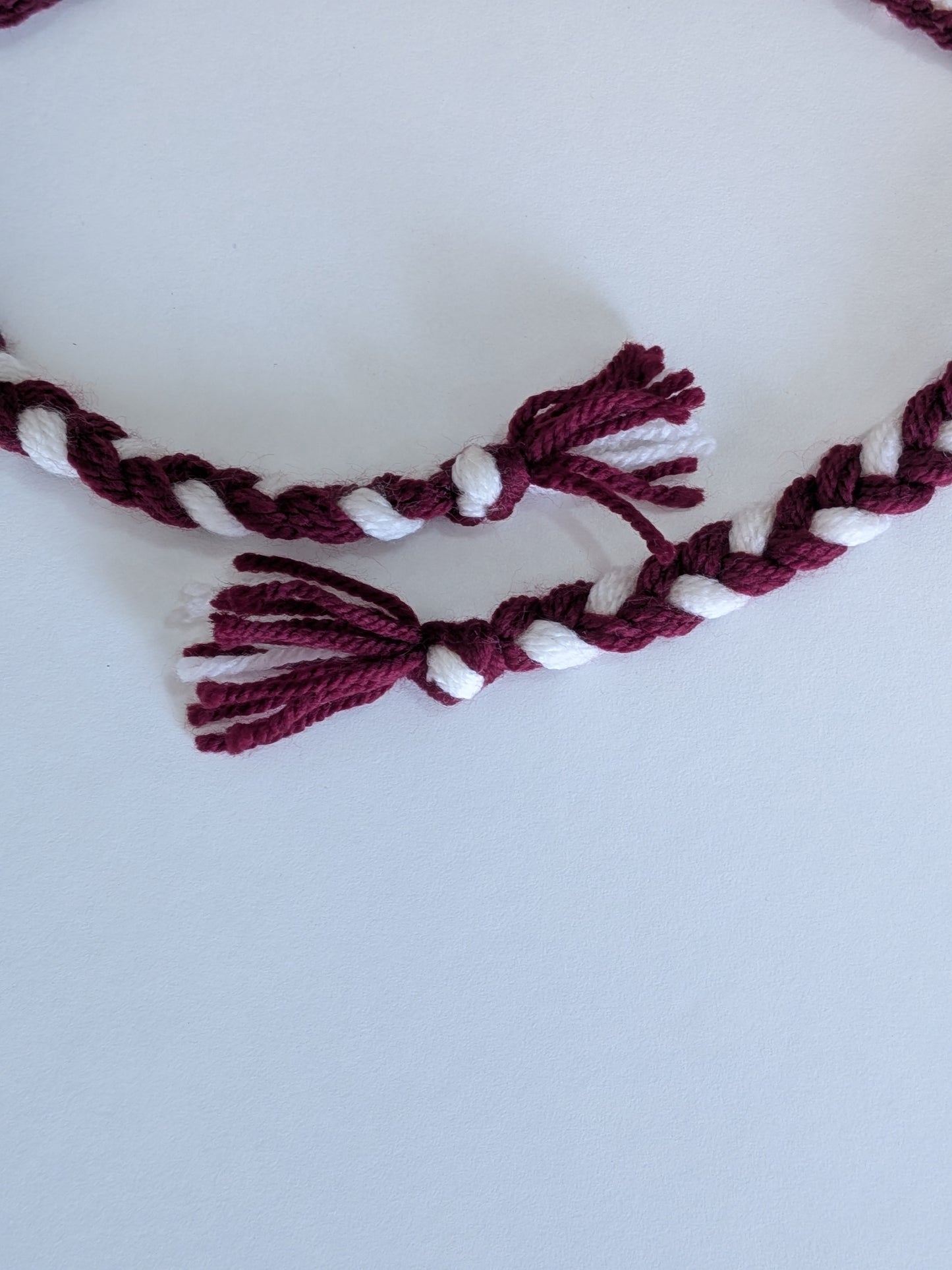 Maroon Tie Head Scarf - KIds