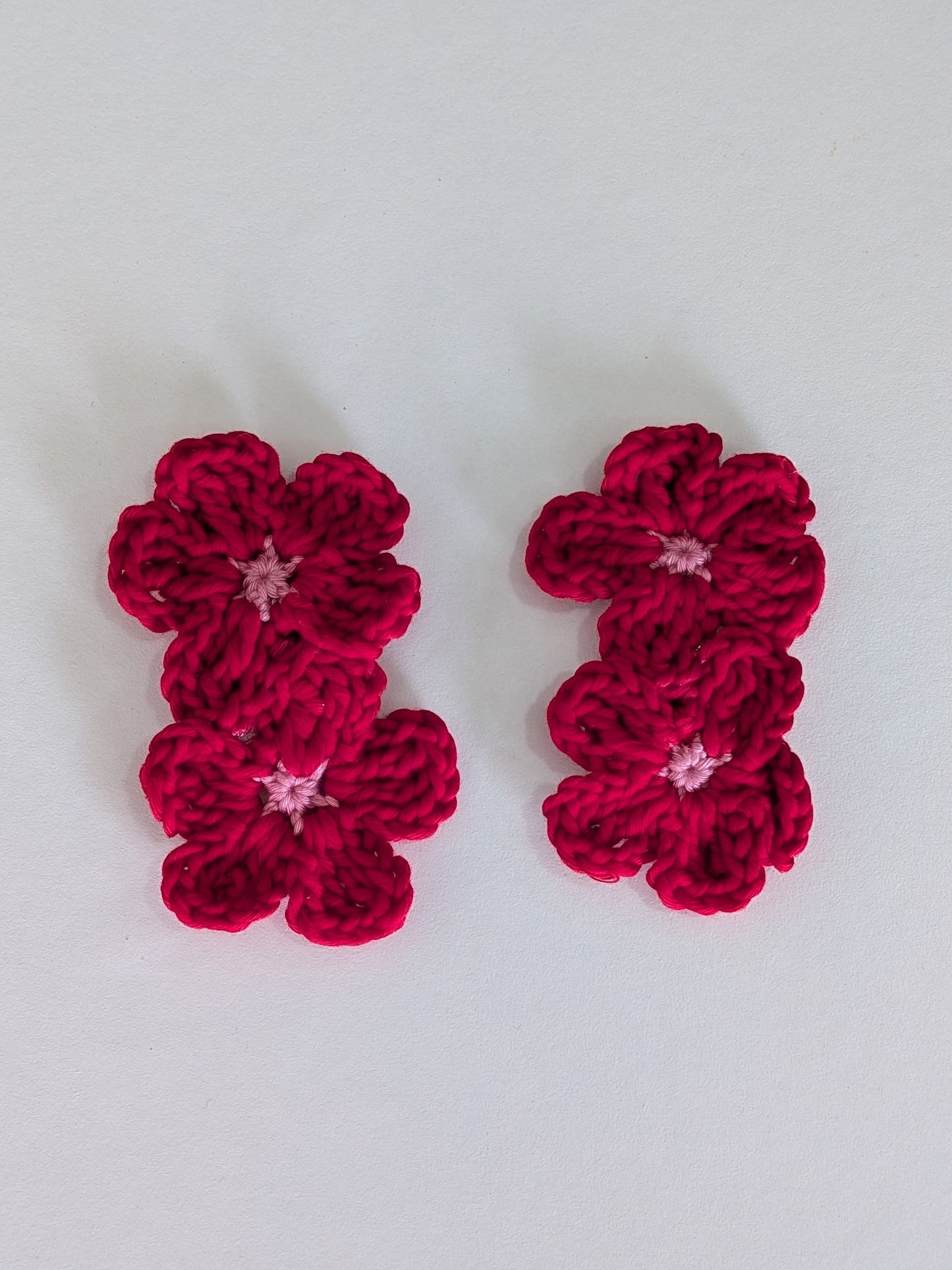 Classic Red Rose Hair Clip