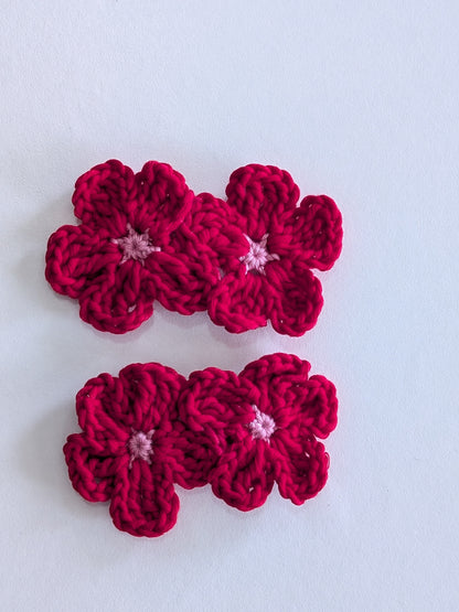 Classic Red Rose Hair Clip