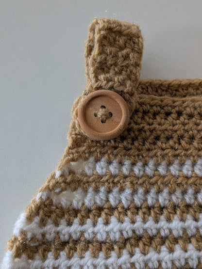 Cocoa Dungaree Romper