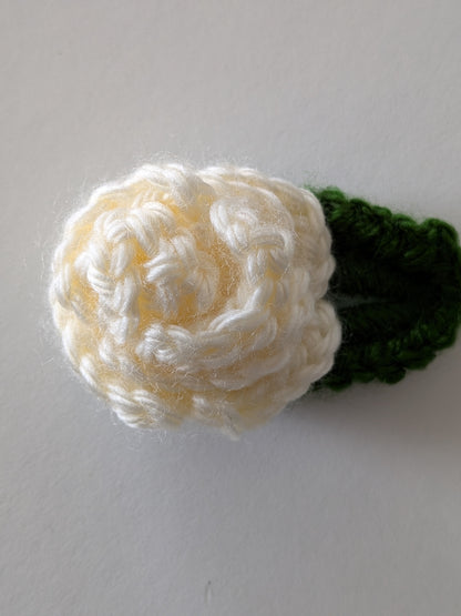 Pristine White Hair Clip