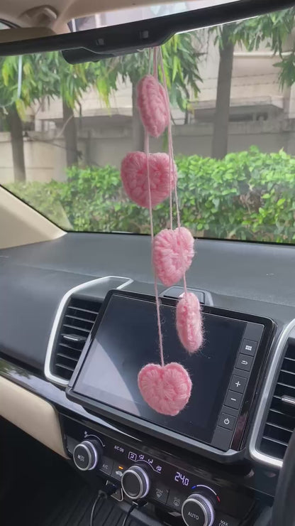 Sweet Hearts Car Decor